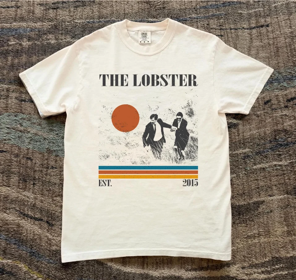 

Plus Size Summer Women's Vintage The Lobster Movie T-Shirt Cotton Breathable Stylish Versatile Street Style Oversized
