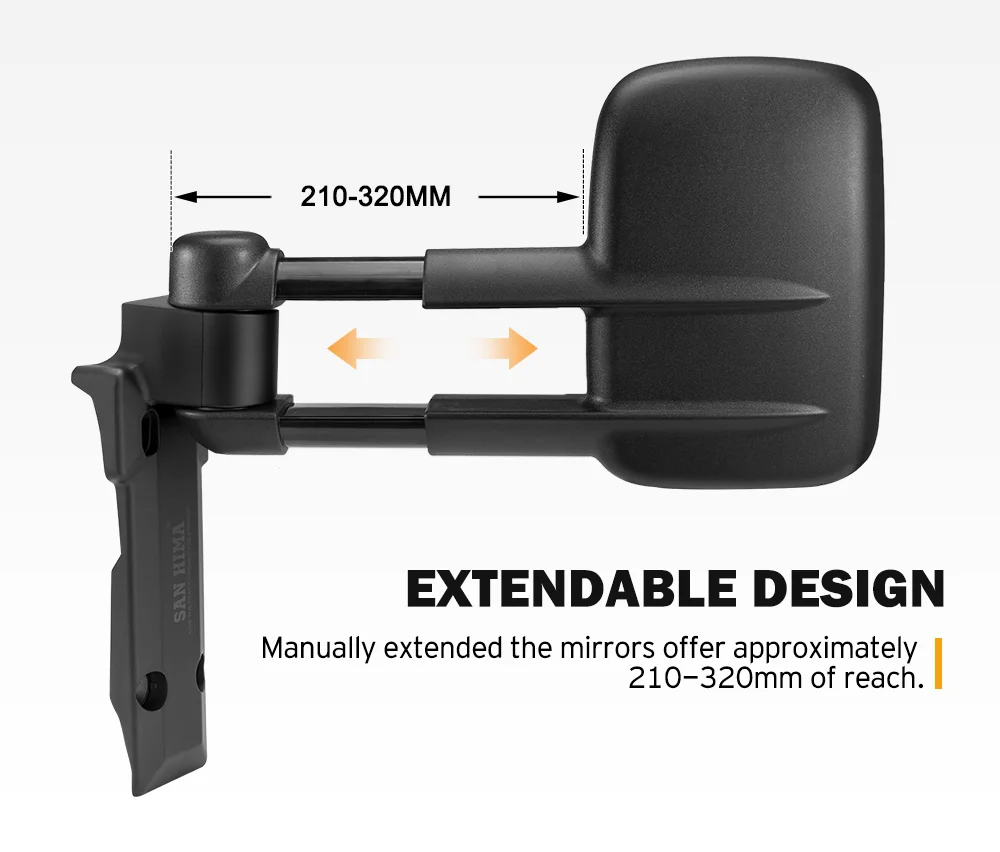 Estendi le Specchietti da traino per Land Cruiser 70-79 1984-2023 Lc79 Specchi da traino