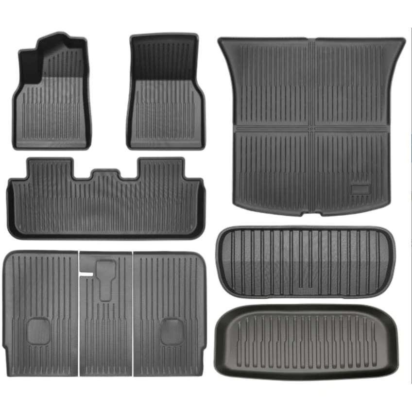 

TPE Floor Mats Cargo Liner for Tesla Model Y 2025 Juniper Trunk Mats Waterproof All Weather Non-slip Cargo Liner Protective Pad