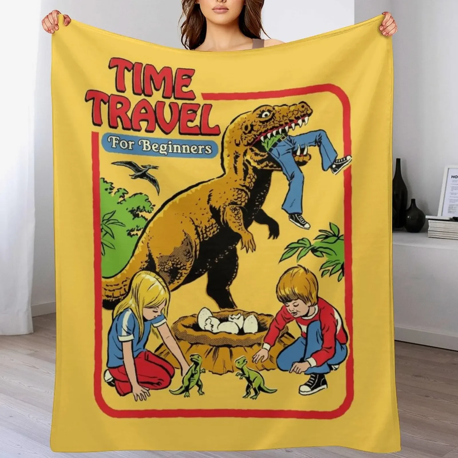 

Time Travel For Beginners Throw Blanket Luxurious Soft Blanket Holiday Gift for Family