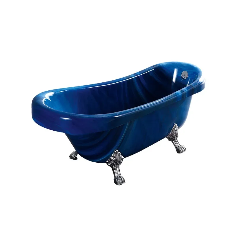 Freestanding Acrylic Bathtub Large Soaking Tub for Home Bathroom Project Orders Factory Direct Sale