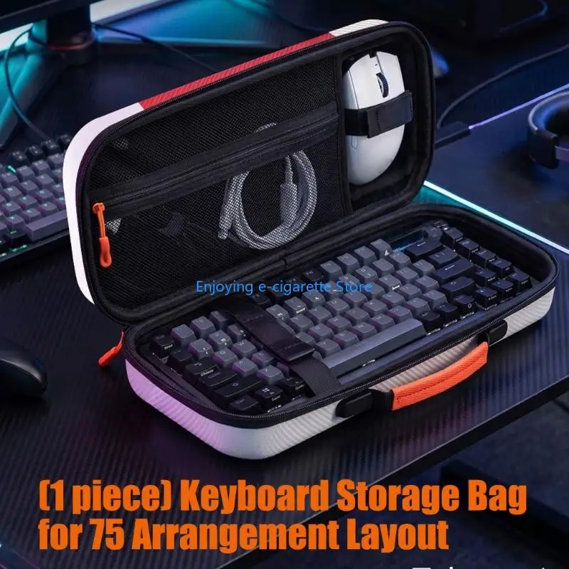 75% Tastaturhülle mit Reiseaufbewahrung und Taschentragedesign Y4QF – Detail 2