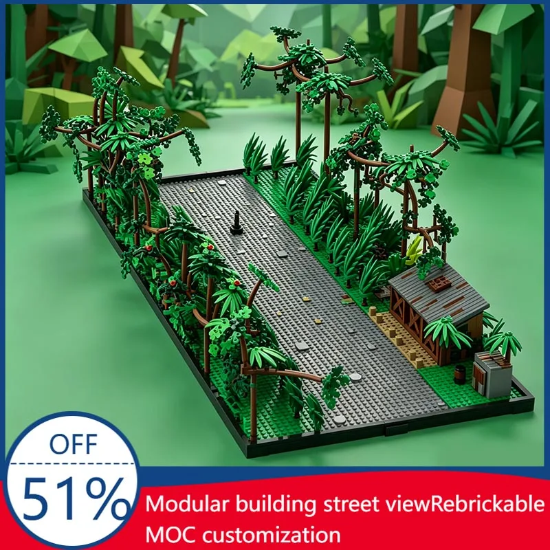 2252PCS JP III Spinosaurus First Encounter Jurassic Park MOC Model Custom Blocks DIY Assembly Educational Toy Fans Display Gift