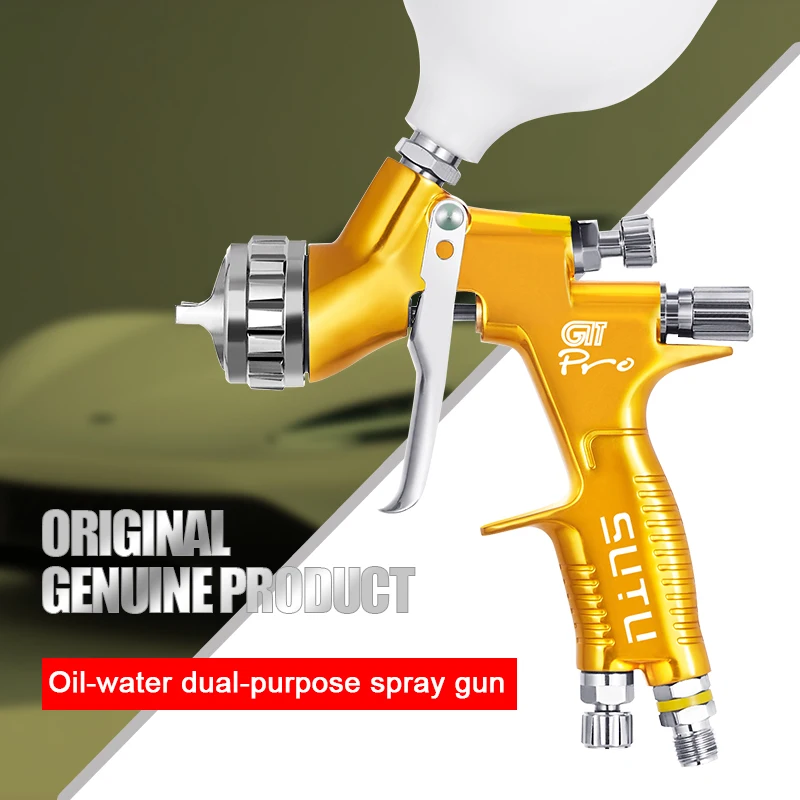 SUTU  GLT Pro 1.3/1.8MM Nozzle Automotive Repair Spray Gun Oil/Water Paint Pneumatic Tools