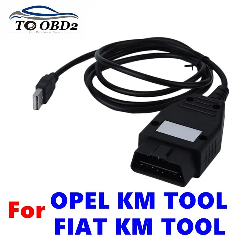 Interfejs OBD2 dla OPEL dla FIAT KM Tool Programator narzędzi do przebiegu samochodowego dla FIAT KM Tool Samochodowy kabel OBD2