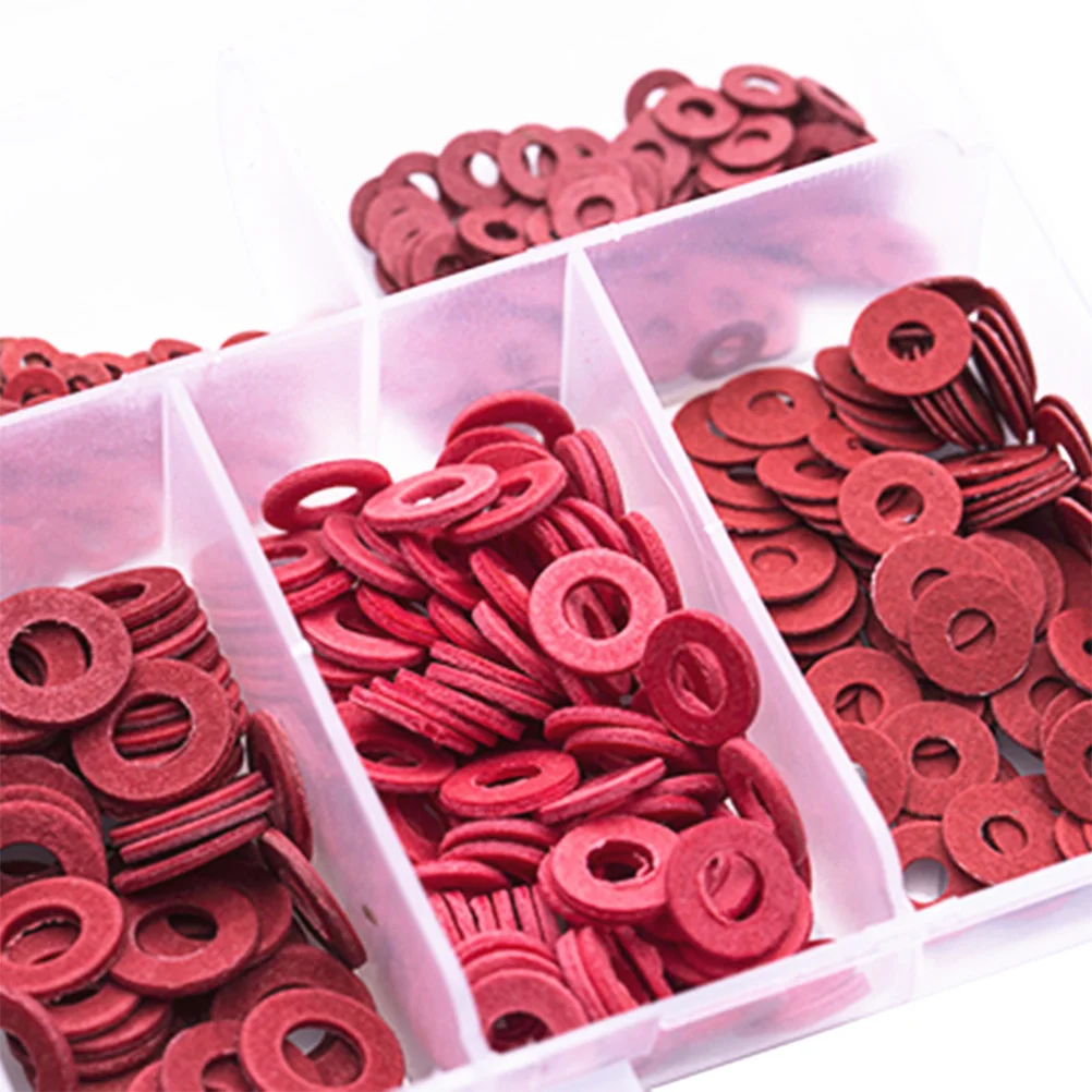 

500pcs Insulation Washer Set Paper 0.5M 3M 4M 5M Flat Pad For Transformers Electronics Automotive Appliances Insulated