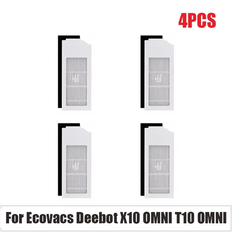 Beverk】Para ecovacs deebot x1 omni/t10 omni acessórios robô aspirador de pó peças saco pó filtro hepa escova lateral principal