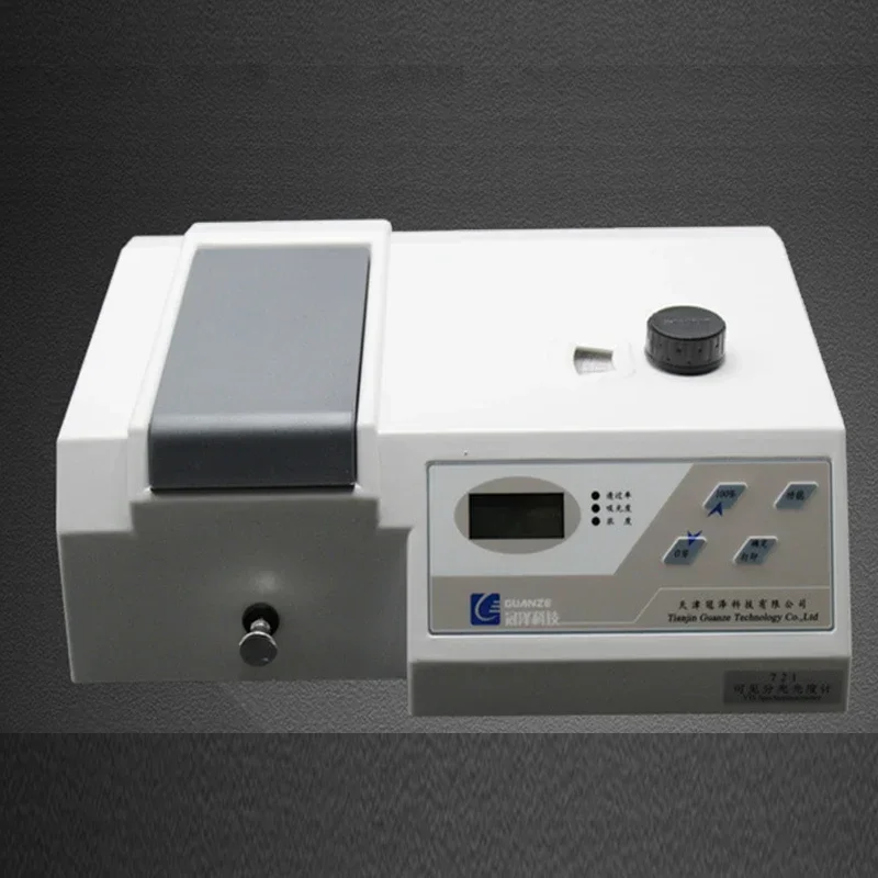 721 laboratory VIS spectrophotometer equipment, spectral bandwidth 330-1020nm, distance 4nm, 110V/220V