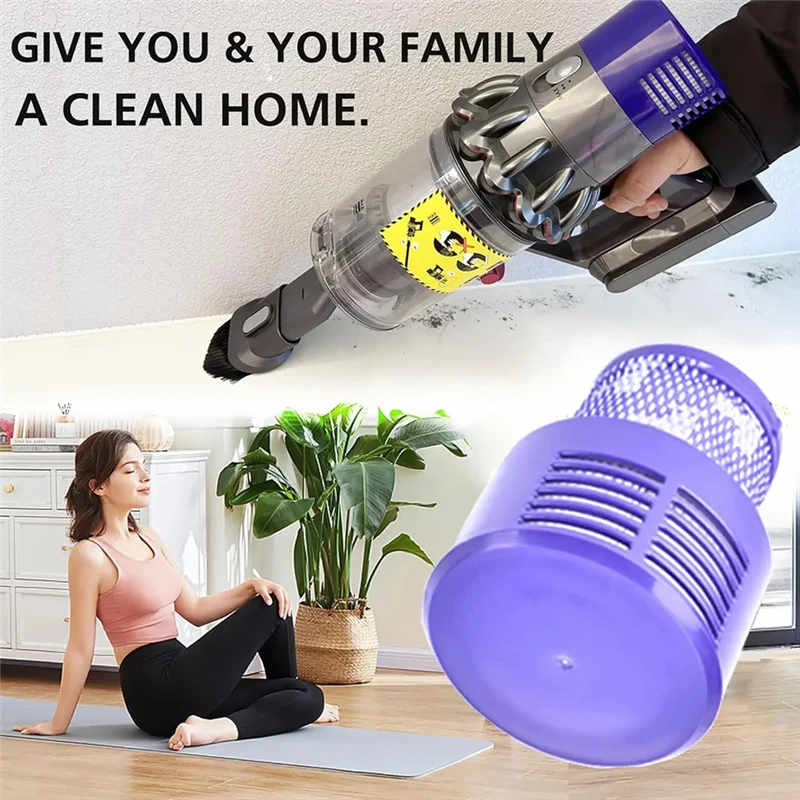 فلتر Hepa بديل M04K لسلسلة Dyson SV12، V10 Cyclone، V10 Absolute، V10 Animal، V10 أجزاء مكنسة كهربائية نظيفة بالكامل