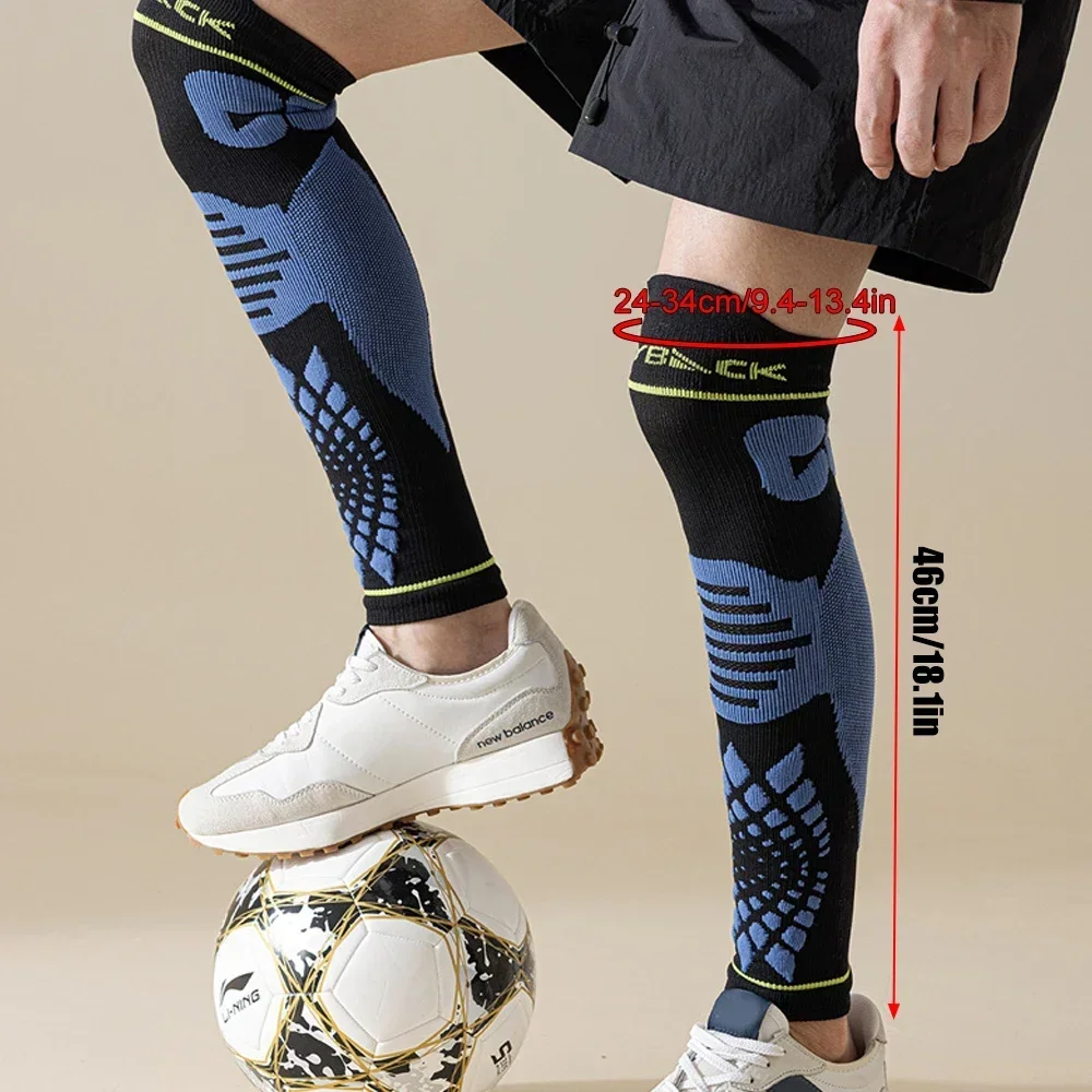 1Pair Calf Compression Sleeves for Men and Women - Leg Compression Sleeve - Footless Compression Socks for Runner Sports