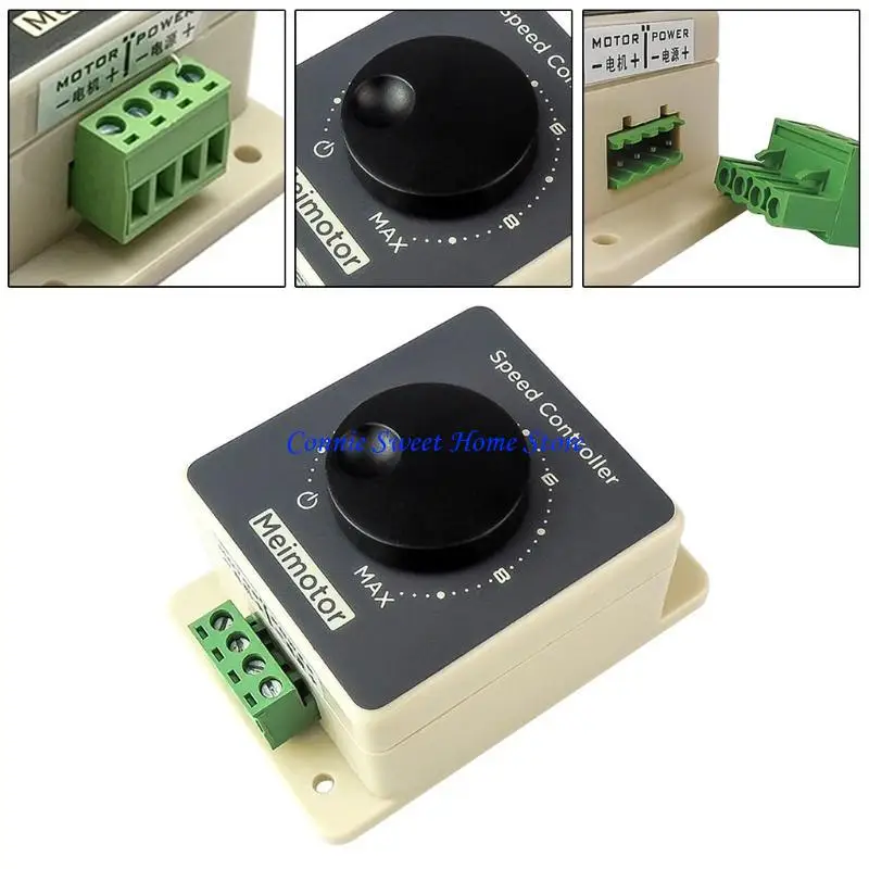 LXAF PWM Motor Governor 12V 24V 48V 20A High Power Controller Waterproof Dimmer