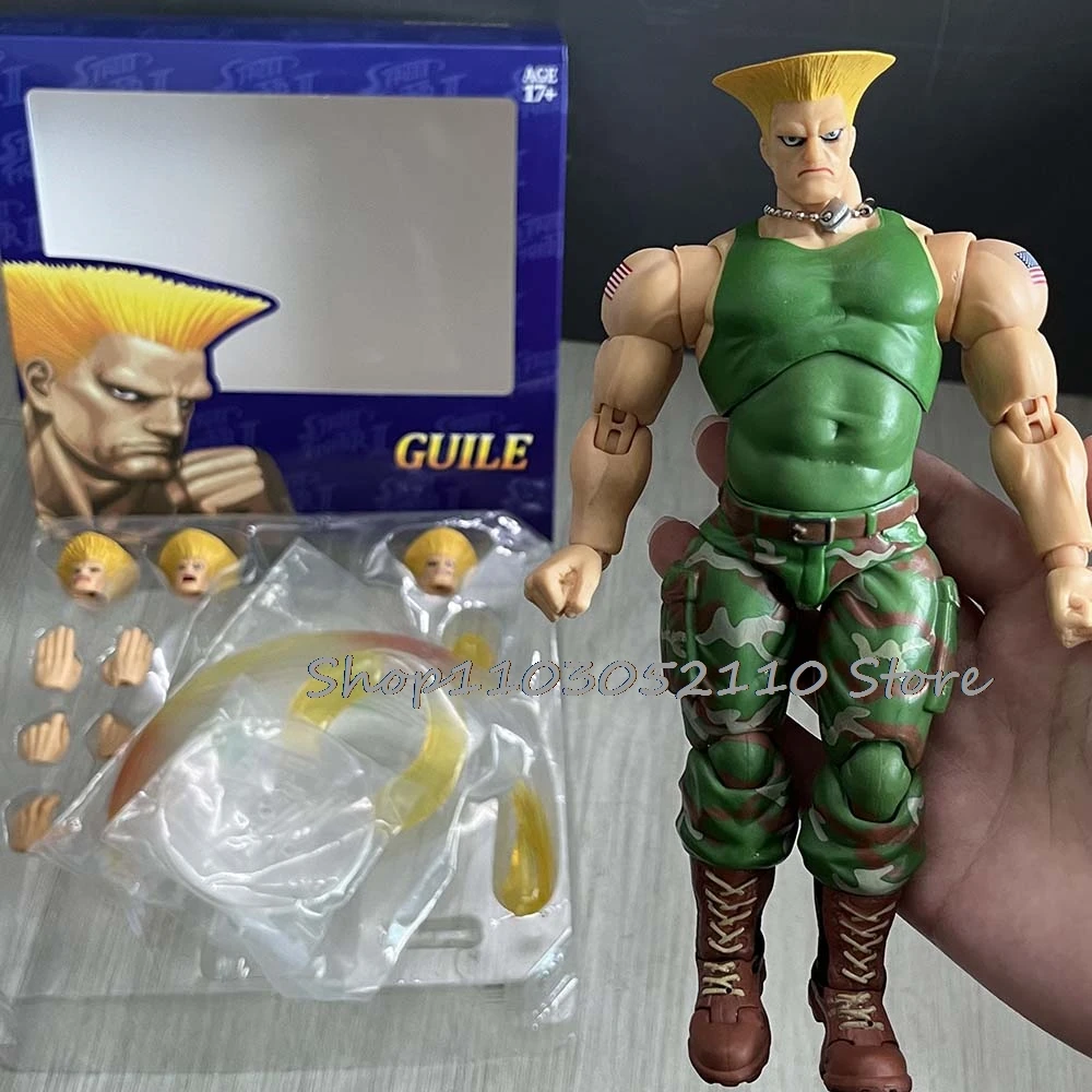 Figurka akcji ST Street Fighter Guile Ken Ryu Anime The Final Challengers Model Lalka Statua Ruchome Stawy Zabawki Filmowe Prezenty
