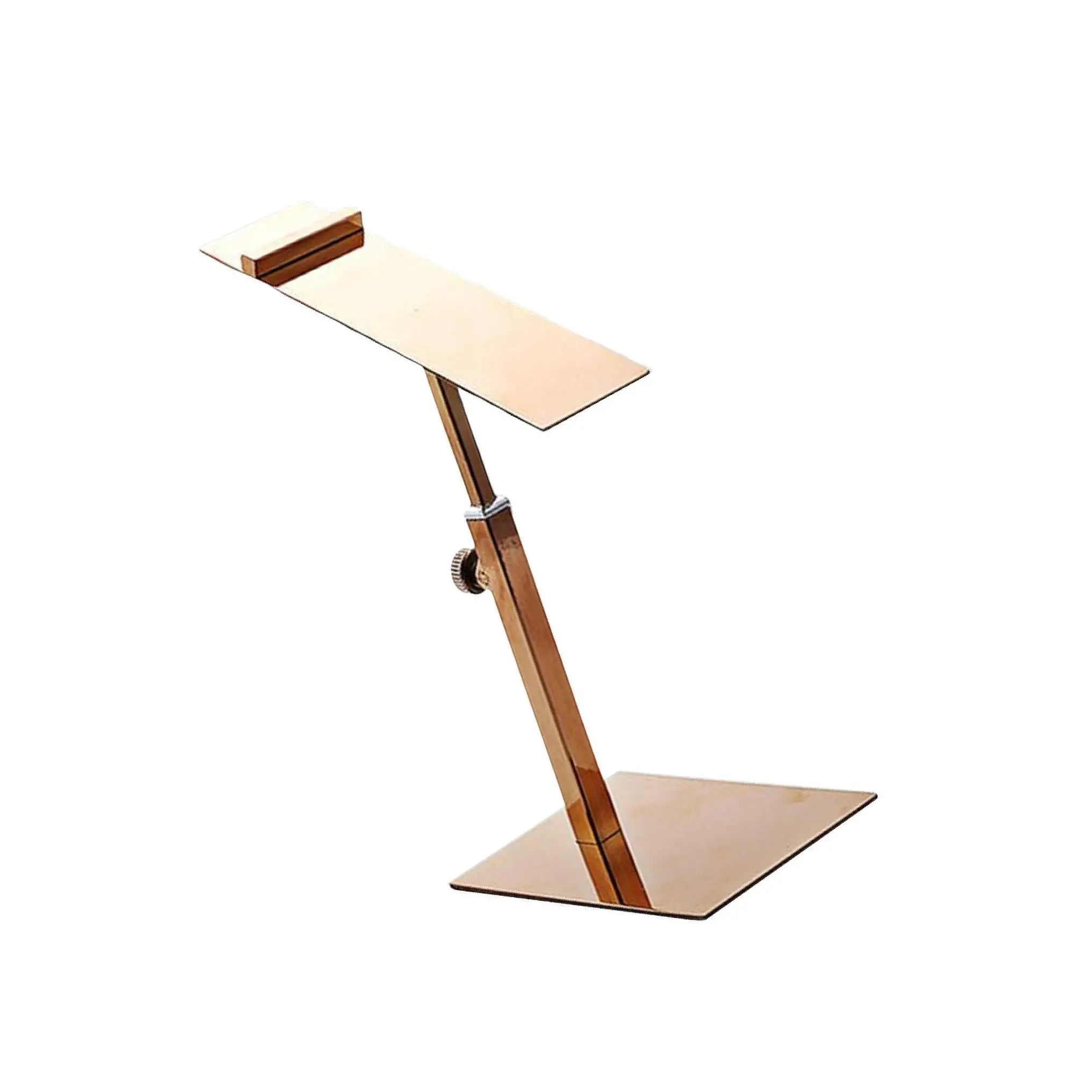 

Shoe Display Rack Stand Adjustable for High Heel Store Mirror Rose Gold