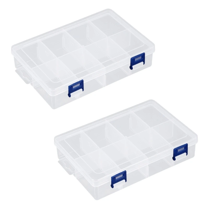 Portable Screw Storage Bin Multi Compartment Box For Screw Small Part Plastic Hardware Jewelry Storage Case M4YD