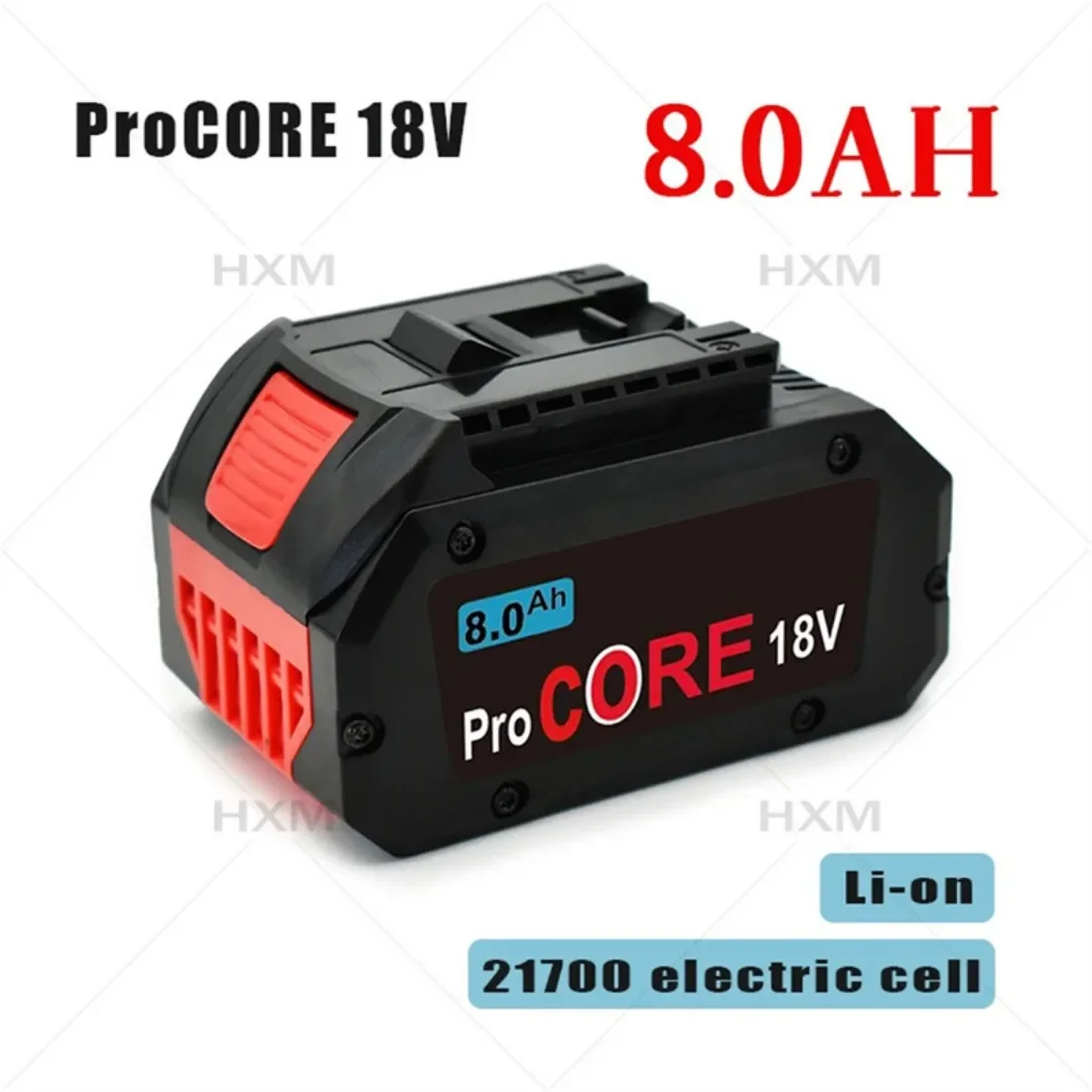 

Аккумуляторная батарея ProCORE для Bosch, 18 в, 8,0 Ач, BAT618, BAT609, GBA18V80, профессиональный беспроводной инструмент