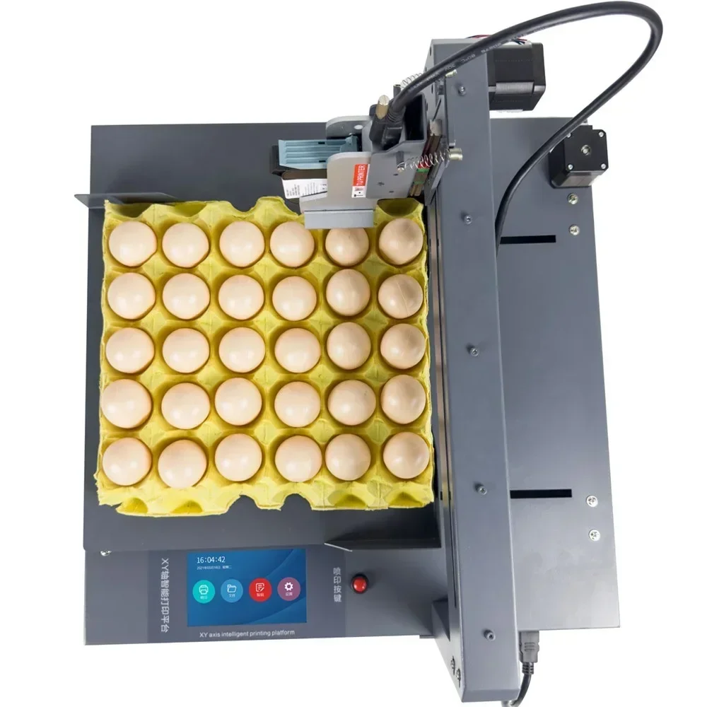 

2026/XY Axis Intelligent Printing Platform Whole Tray Egg Inkjet Expiry Date Printer