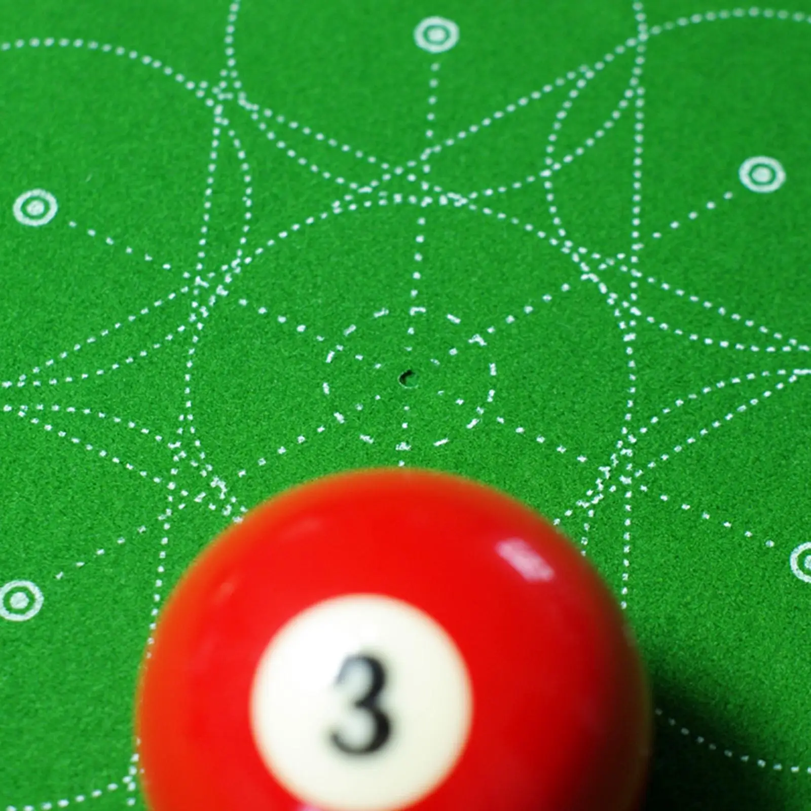 ملصق ممارسة البلياردو يهدف إلى نقطة مركزية، ملصق ممارسة متعدد الوظائف محمول لتدريب ثمانية كرات