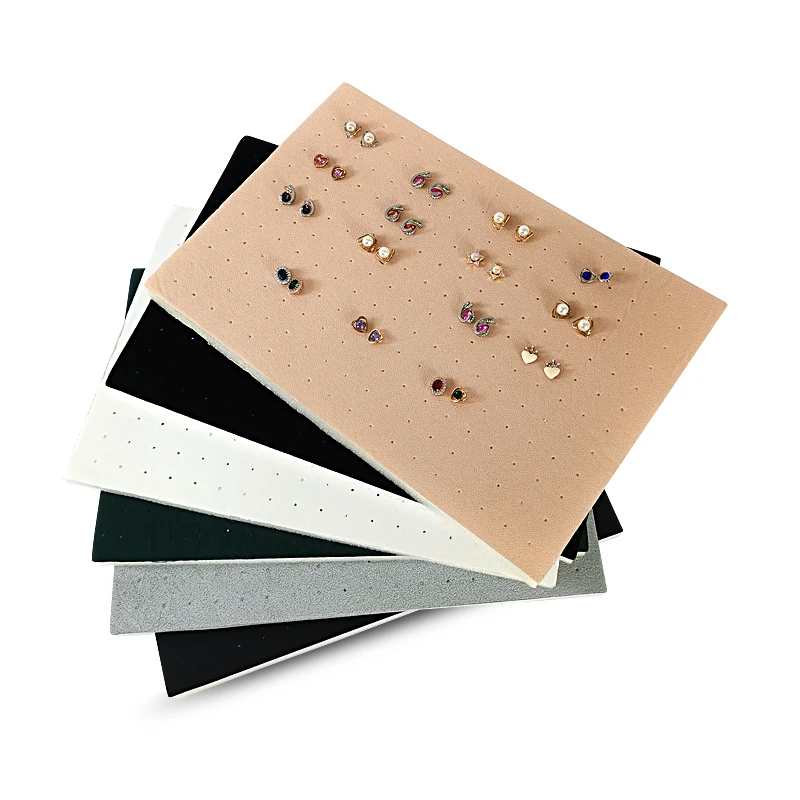 216 Holes Earrings Display Pad Studs Earrings Storage Jewelry Tray Inner Jewelry Box Insert Pad DIY Sponge Mat 33.5*22.5*1cm