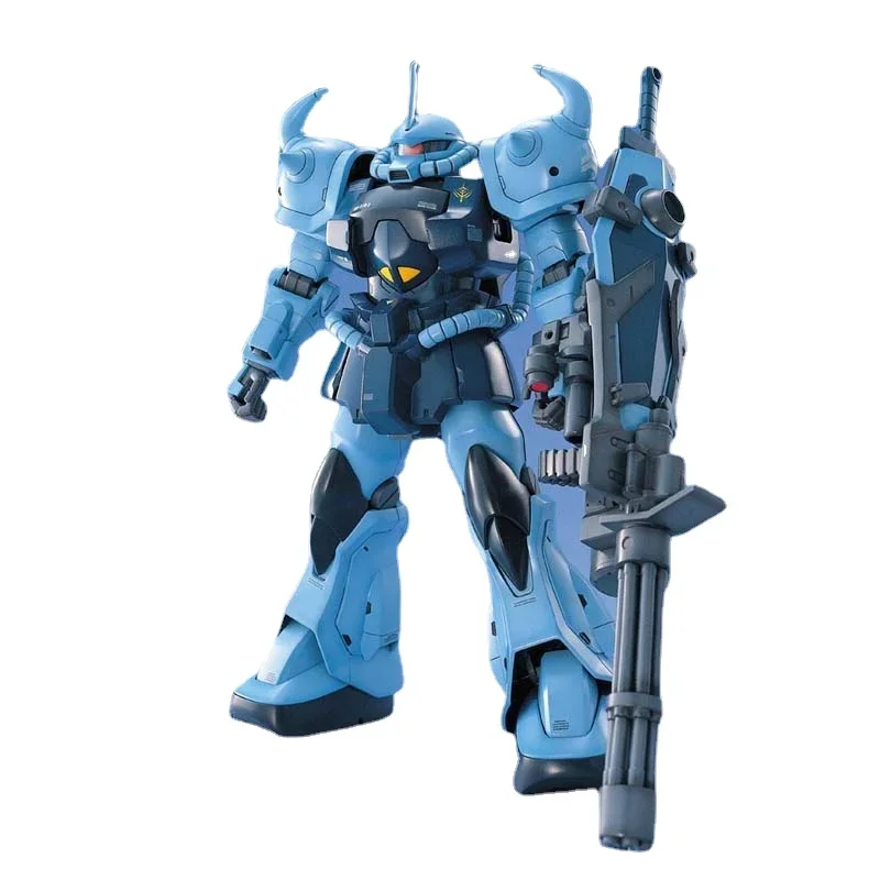 반다이 건담 모델 키트 애니메이션 피규어, MG 1/100 MS-07B-3 Gouf 커스텀 B3 정품 건프라 모델, 어린이용 애니메이션 액션 피규어 장난감