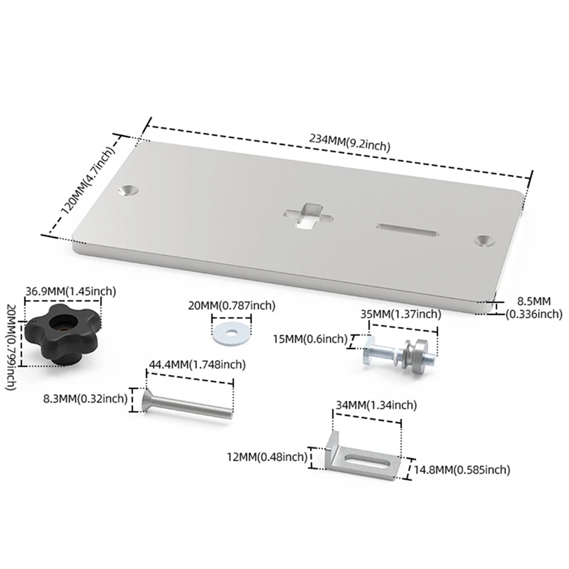 Jig Saw Flip Plate Electric Power Tool Woodworking Chainsaw Wire Saw Wood Cutting Saw Trimming Flip Board Work Bench