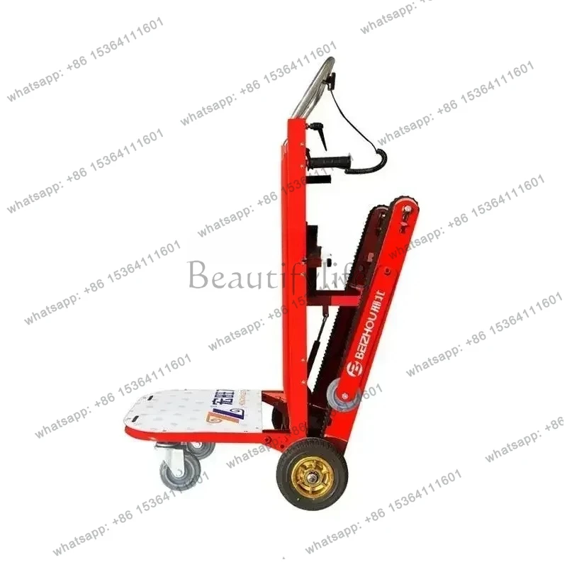 Electric climbing machine, crawler type up and down stairs, carrying buckets, home appliances, foldable cargo