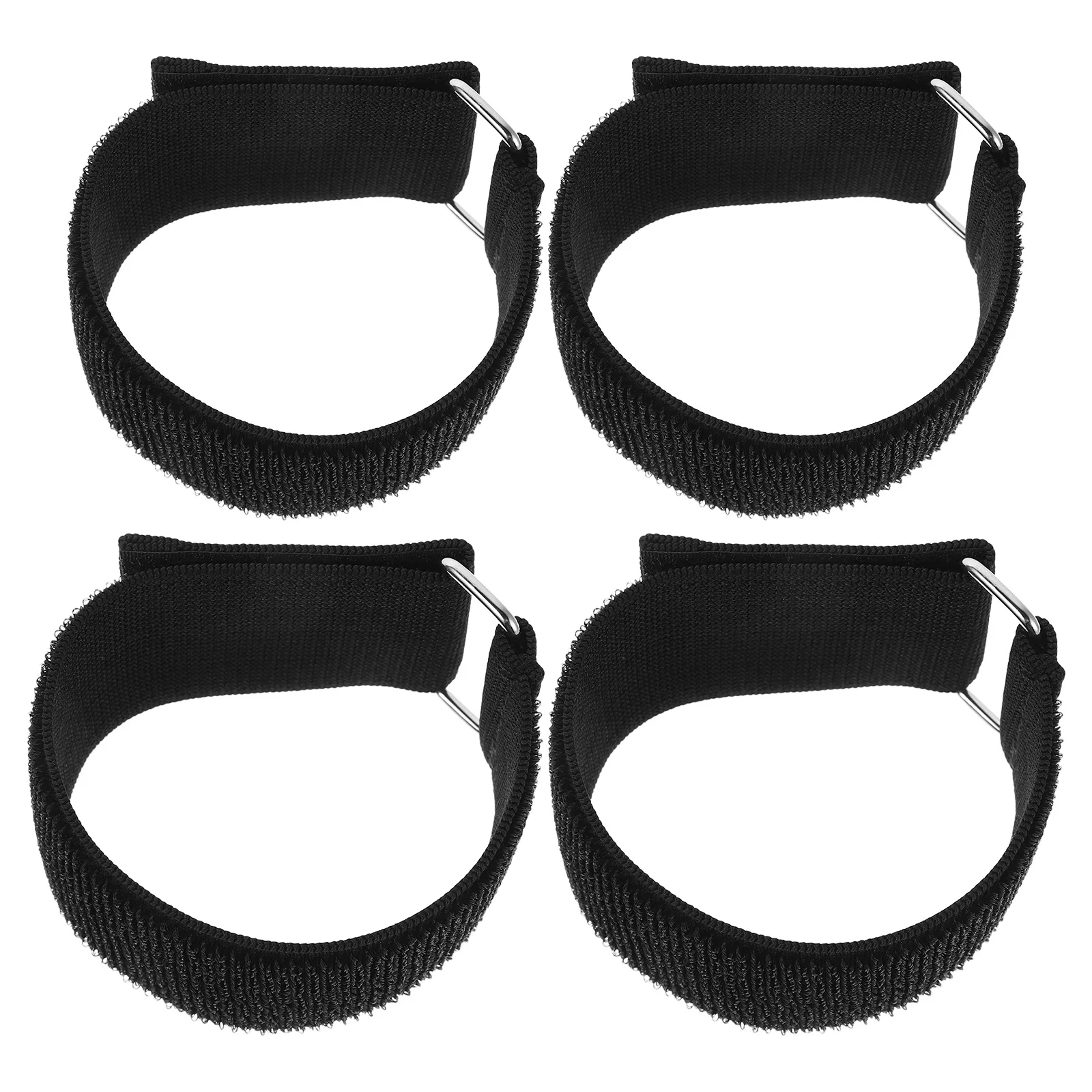 

4Pcs Elliptical Machine Training Bands Non Slip Adjustable Foot Straps for Exercise Bike Treadmill Gym Workout Leg Training