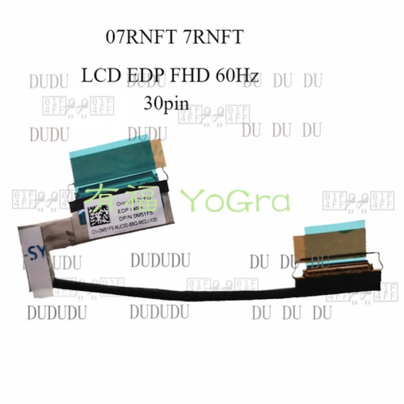 D LCD Cable ForDell M15 R1 UHD OLED 60Hz 144Hz 07RNFT 0DDX1T 0F0XV7 0M51F5
