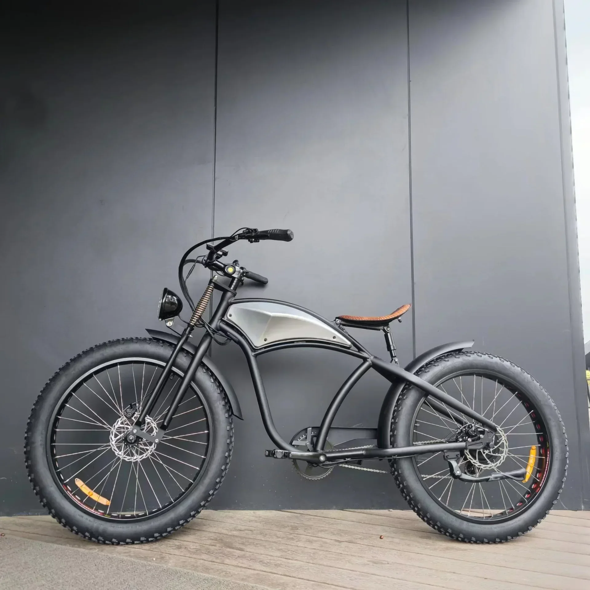 HD-B10 shipping retro electric bicycles 1000W high-speed motor 20 inch integrated alloy all terrain tires 48v Lithium battery