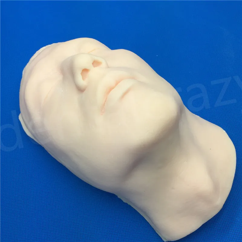 Silicone Head Injection Skin Suture Plastic Surgery Teaching Model With Skeleton For Skin Suture PlasticSurgey