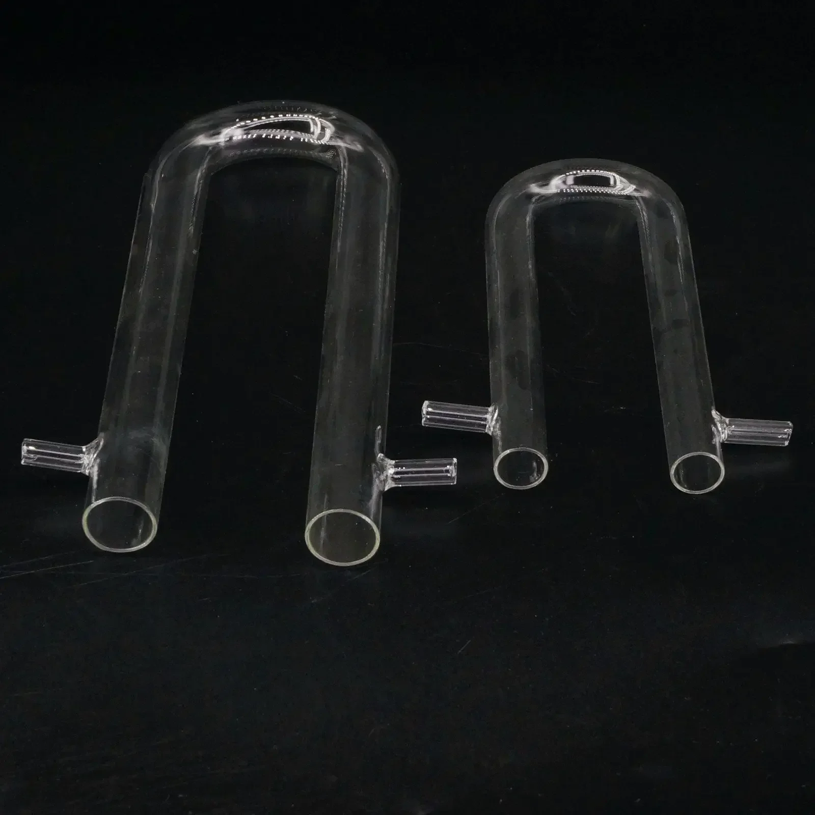 Outer Diameter 8/15/18/20/25mm Glass Drying Tube Adapter U Shape With Side Arm Labware Absorption