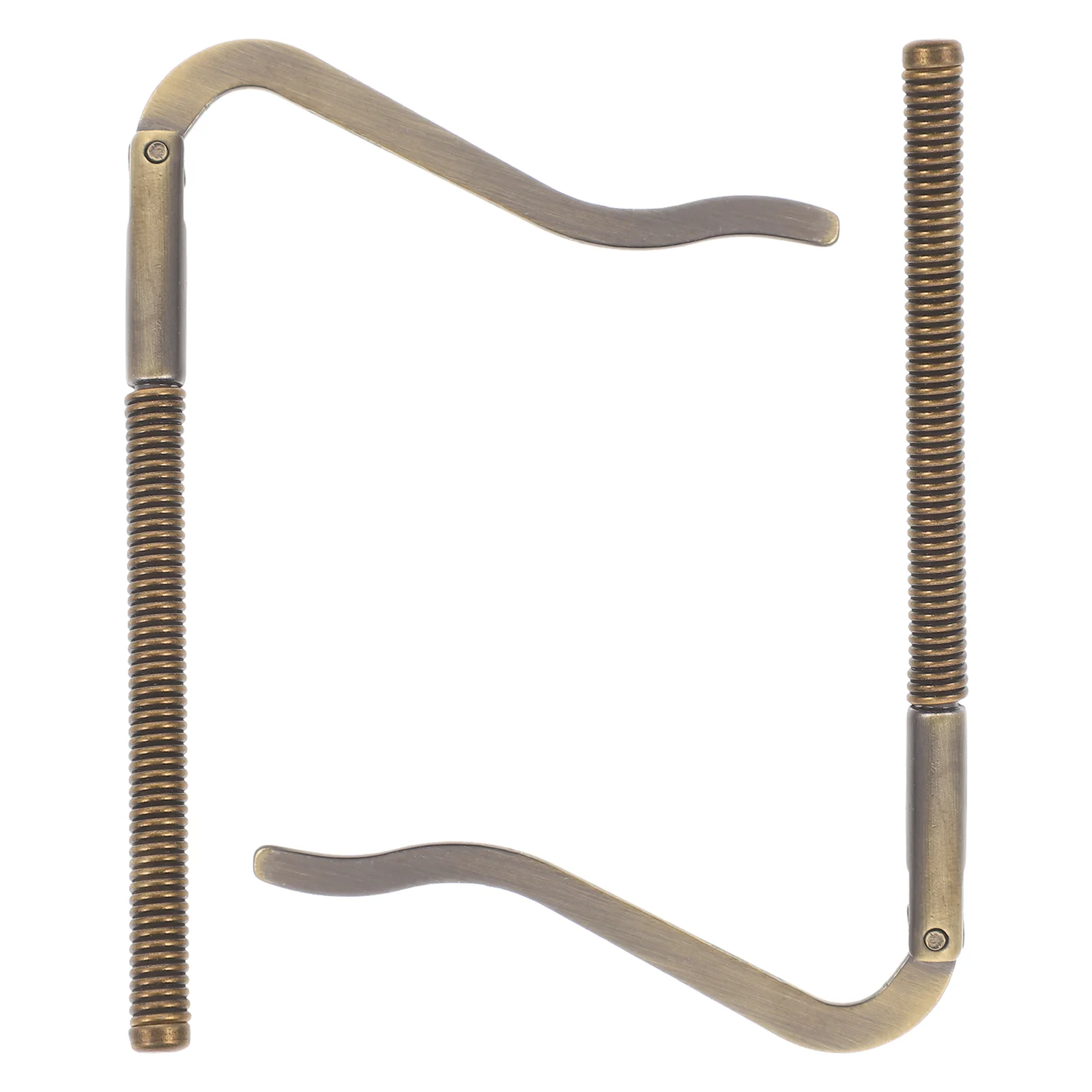 2 Pcs Money Fixing Clamp Spring Clip Bar Metal Check Holder for Men Wallet Clips