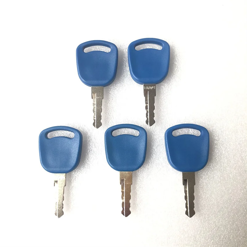 New 5pcs/lot 14601 Key For Holland Excavator Grader Dozer Heavy Equipment