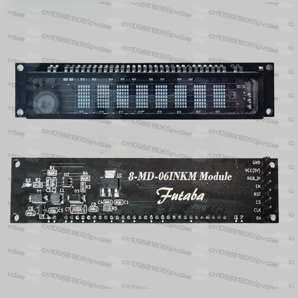 8-MD-06INKM Module FUTABA Lattice Display STM32 Module Color VFD Fluorescent Screen WS2812B