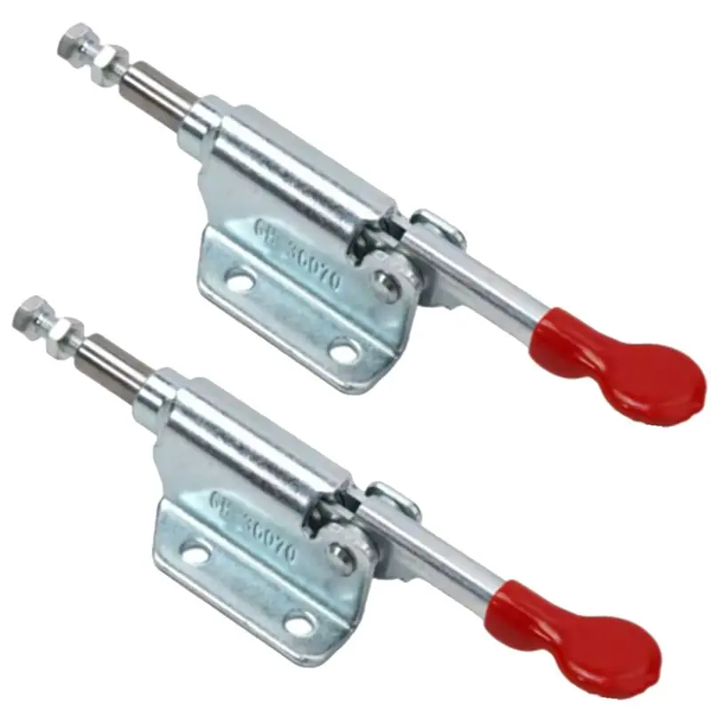 

ABWZ-2Pcs GH-36070 Зажим-фиксатор с быстрым отсоединением (толкатель/тянетяговый), инструмент для фиксации ручной фиксации, держатель для заготовок, приспособление для крепления деталей