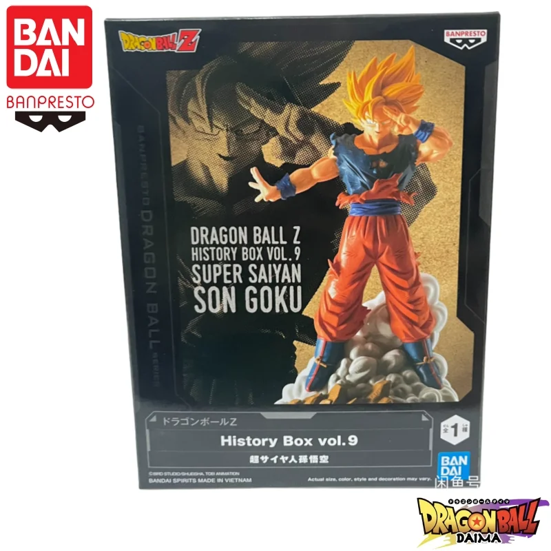 

in stock BANDAI Original BANPRESTO Dragon Ball History Box vol 9 Son Goku action figure Model Doll Brand New Boxed figurine