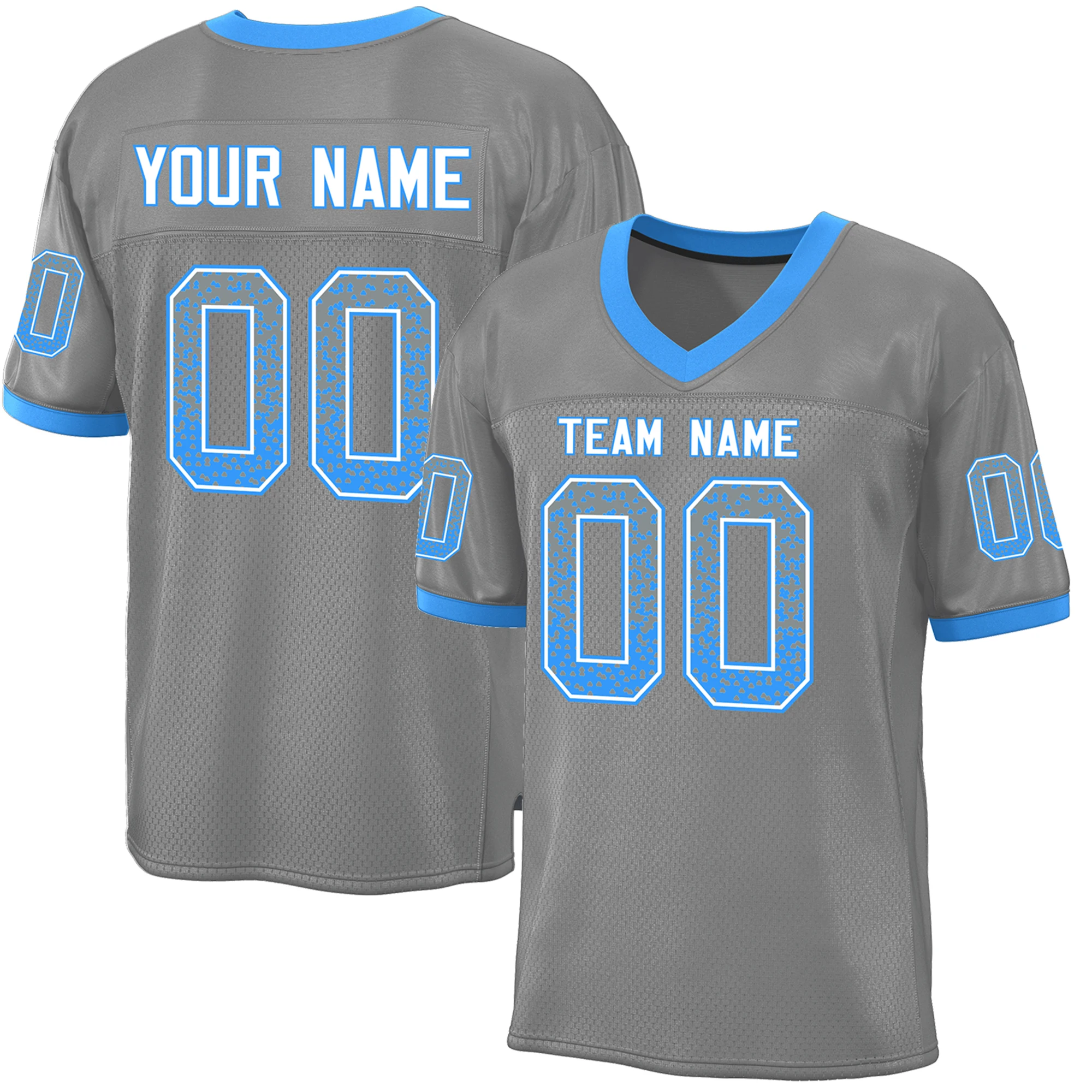 

Sublimation Custom Rugby Jersey Personalized Name Number Short Sleeve Shirt Training Football Uniform for Men/Women/Youth