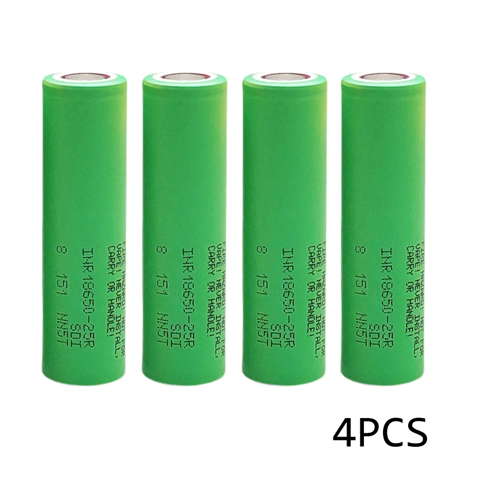 100% Original INR18650 25R 1865 2500Mah 3,7 V 18650 Batterij Lithium-Oplaadbare Batterijen Hoge Stroom Ontlading 20A Power Cell image 3