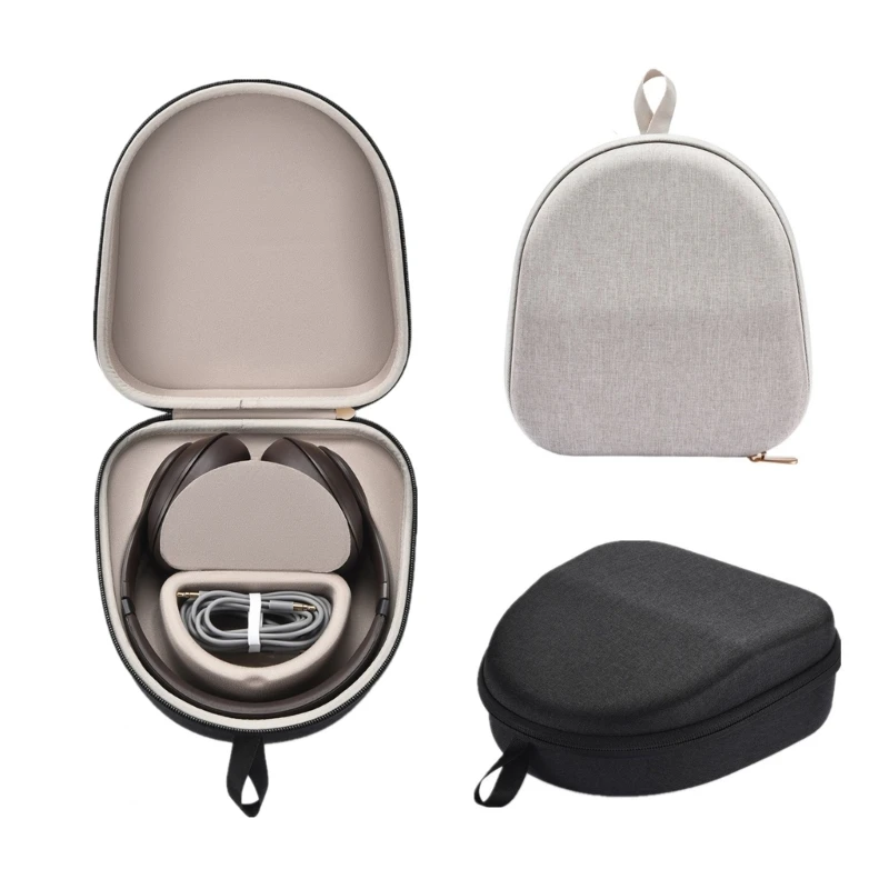 Travel friendly Headsets Case for Studio Headsets Case Protective Cover EVA Bag Convenient Carry Bag Accessory