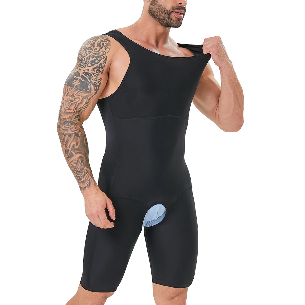 2024 Newest Mens Full Body Shaper Underwear Compression Bodysuit For Tummy Control Butt Lift Chest Slim Shapewear