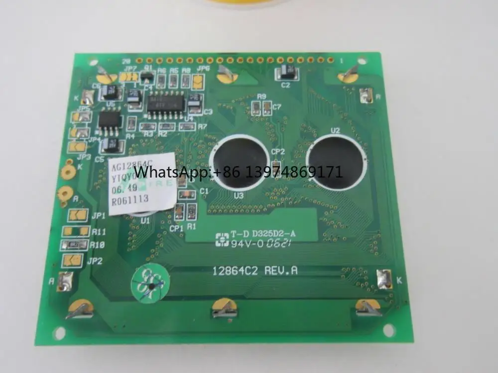 AG12864C 12864c2 128*64 STN LCD Screen Display Panel Module LED Backlight original display Yellow green