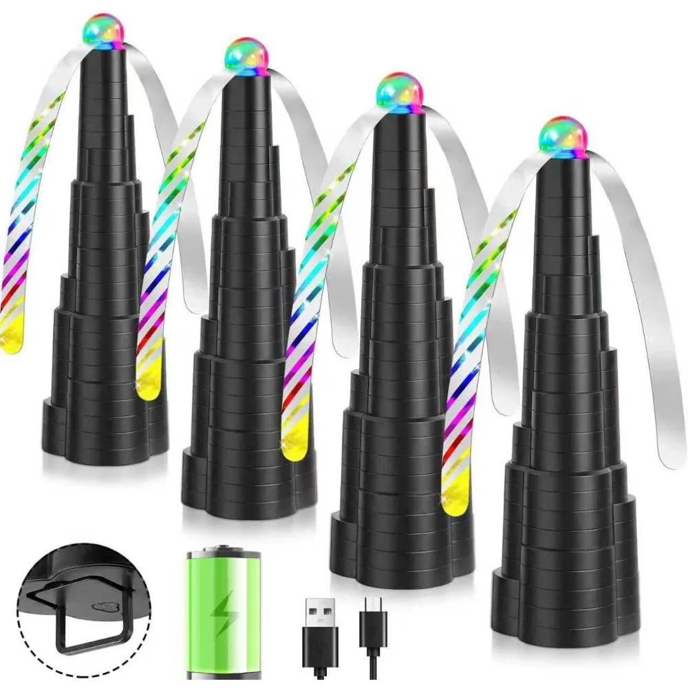 

USB-перезаряжаемый вентилятор от комаров с мягкими лопастями и LED-подсветкой, портативное средство от насекомых для пикника, вечеринки, кухни, барбекю