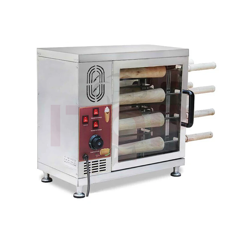 Sweet Snack Food Making Machine 3.2KW Chimney Cake Baking Oven 110V-220V/50Hz-60Hz  Bread Bakery  Price