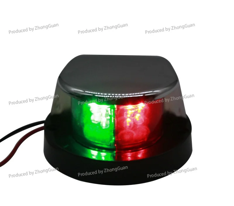 Dc12v Yacht Light Red and Green Navigation Light Ship Side Signal Light Bow Indicator