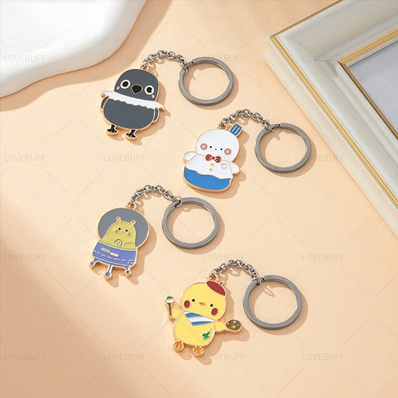 

Game Love and Deepspace Anime Cos Zayne Sylus Xavier Rafayel Etc. 2024 Unisex New 6cm Cute Cartoon Metal Keychain Pendant Gift