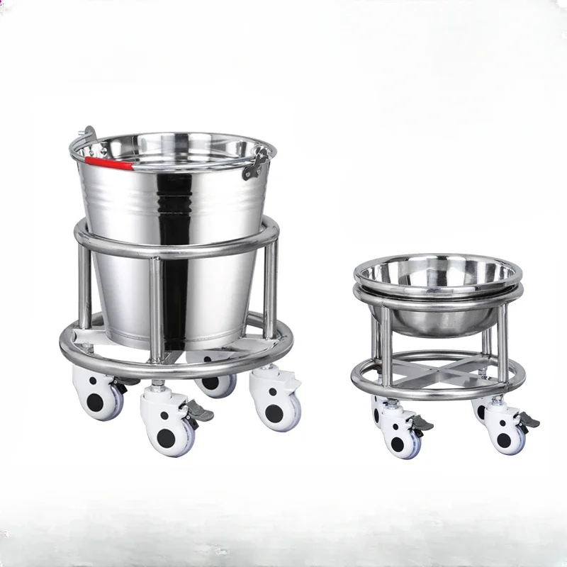 Kick bucket thickened stainless steel foot operated sanitary bucket, dirt bucket cleaning, hospital operating room foot