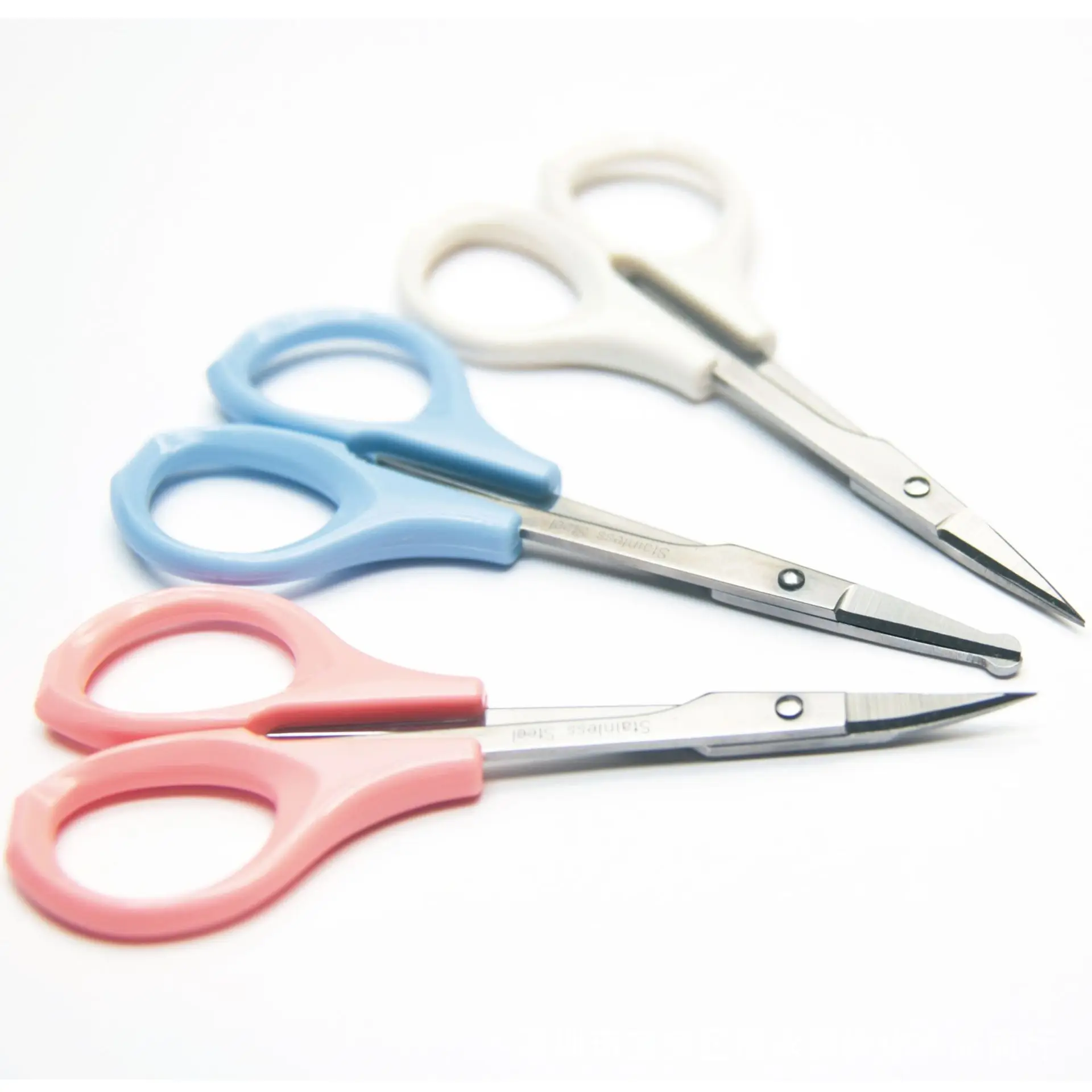 1pcs Nail Scissors Manicure Tool Stainless Steel Makeup Scissors Eyebrow Nose Eyelash Cuticle Trimming Scissors Beauty Tools