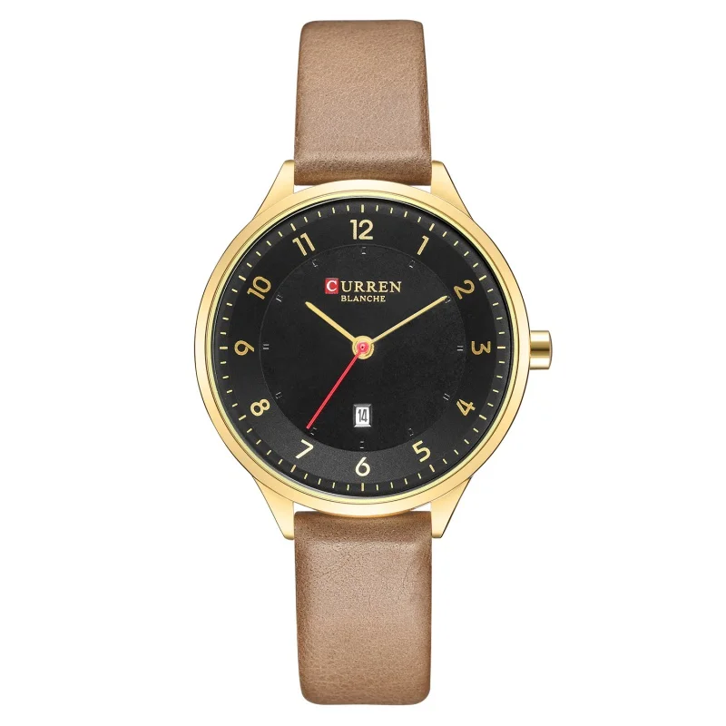 

Curren 9035 Leather Belt Calendar Waterproof Casual Women's Watch