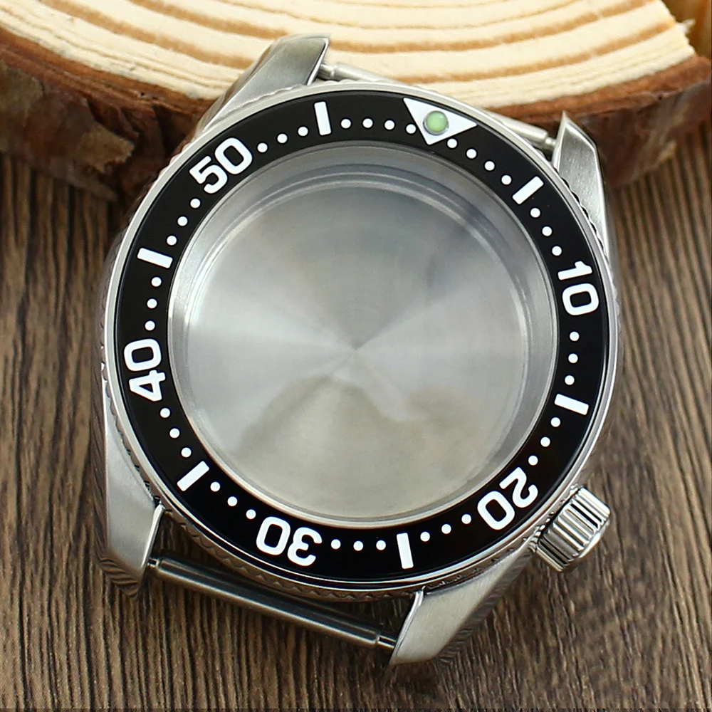 

42mm Watch Case band Professional watch accessories Sapphire Glass For NH35 NH36 NH34 Movt Mod SPB185/SPB187J1 Parts 3.8 o'clock