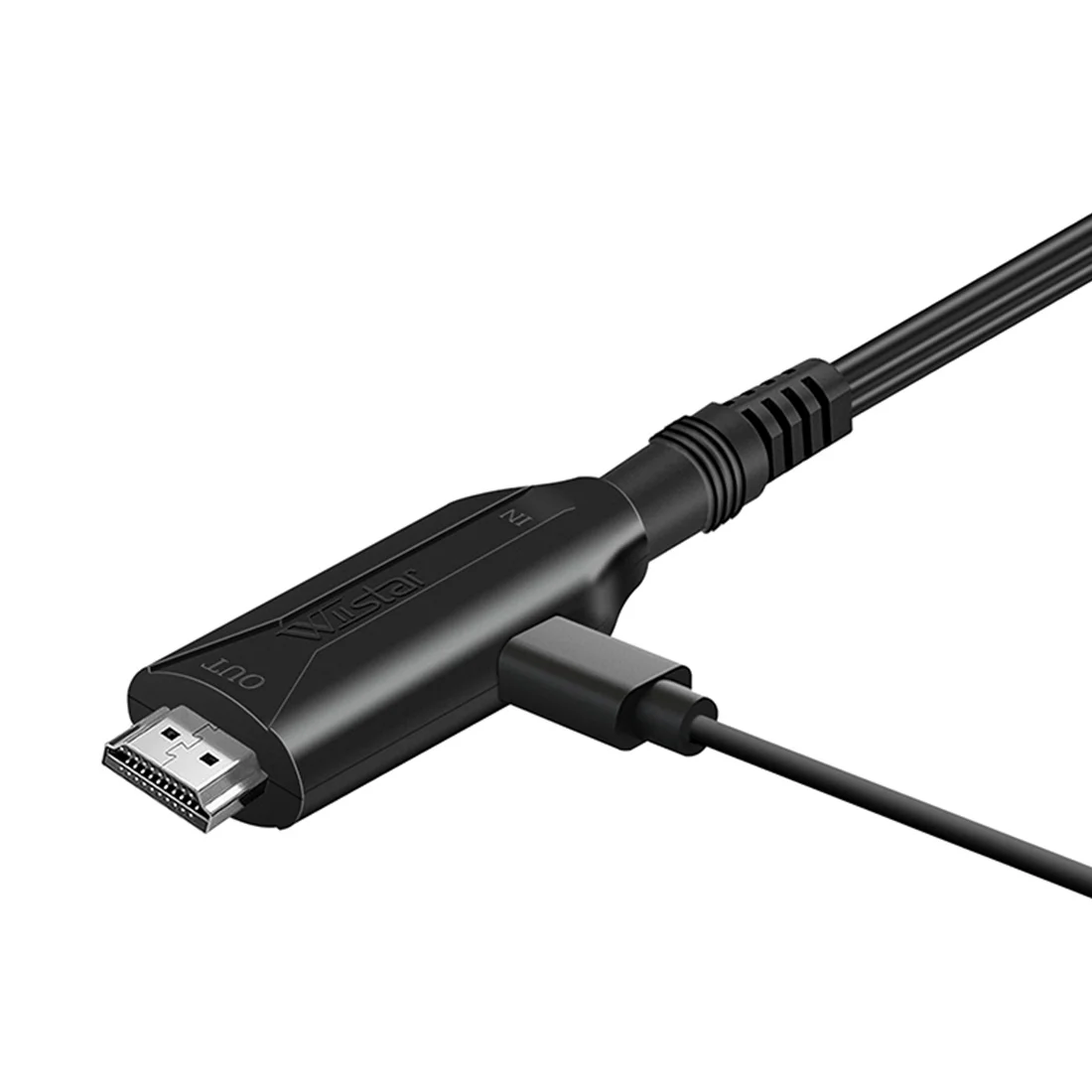 GZMO WIISTAR for PS2 To HDMI-Compatibale Audio Video Converter Adapter Support for PS 1/2 for HDTV PC Full HD Cable Adapter
