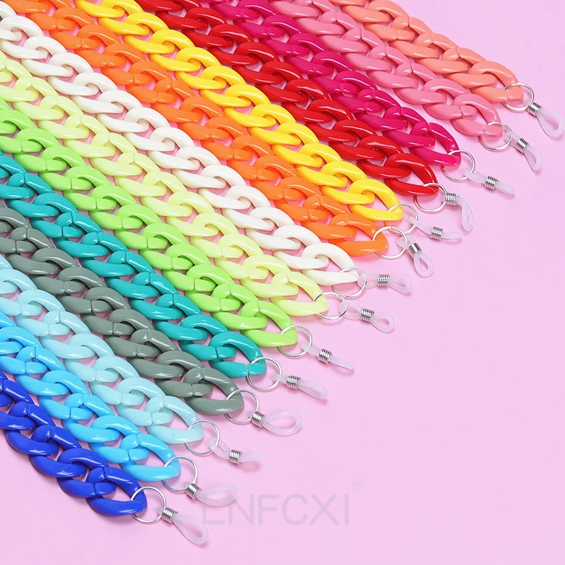 LNFCXI Fashion Acrylic Sunglasses Chains Lanyard Women Men Anti-slip Reading Glasses Chain Cord Neck Strap Rope Fast Shipping